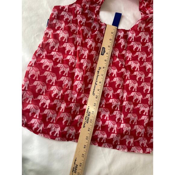 Red nylon blu bag shopping bag - Picture 6 of 8